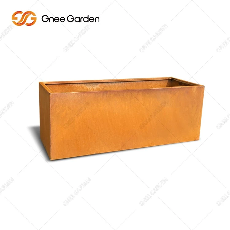 Corten Steel Raised Garden Planter for Vegetable or Flowers Corten Steel Raised Garden Planter for Vegetable or Flowers