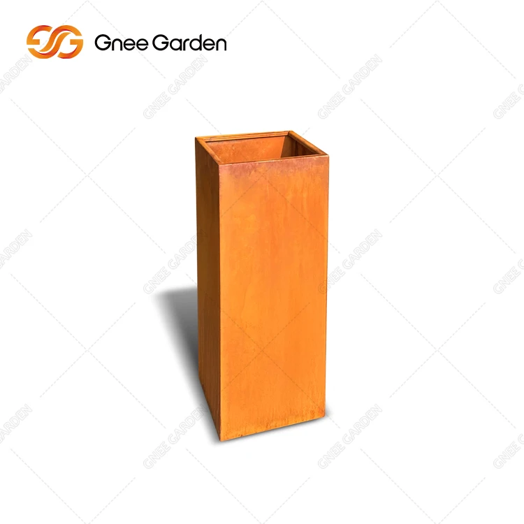 Corten Steel Raised Garden Planter for Vegetable or Flowers Corten Steel Raised Garden Planter for Vegetable or Flowers