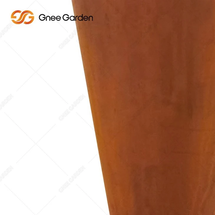Large Corten Steel Planter Outdoor Raised Garden Corten Steel Planters