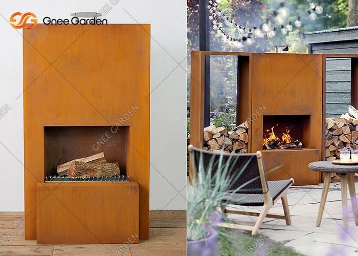 Outdoor Heater Modern Large Fire Place