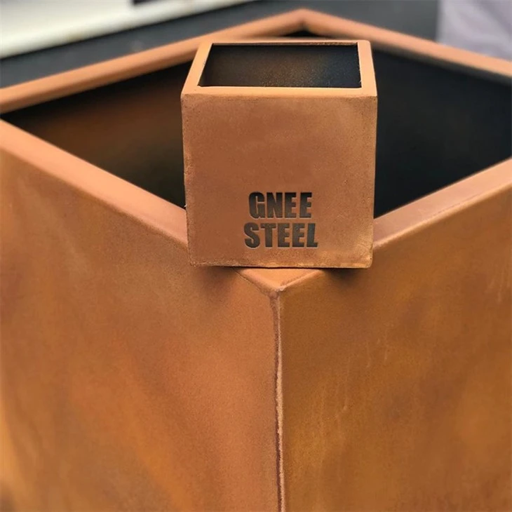 Rust Corten Steel High Quantity Planter