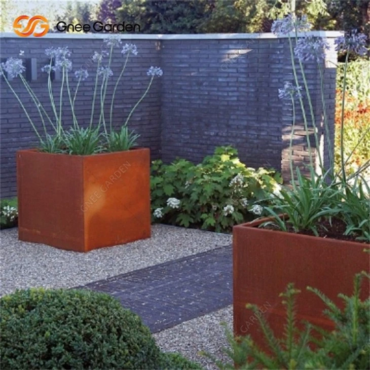 Rust Corten Steel High Quantity Planter