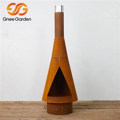 Corten Steel Braskamin till salu