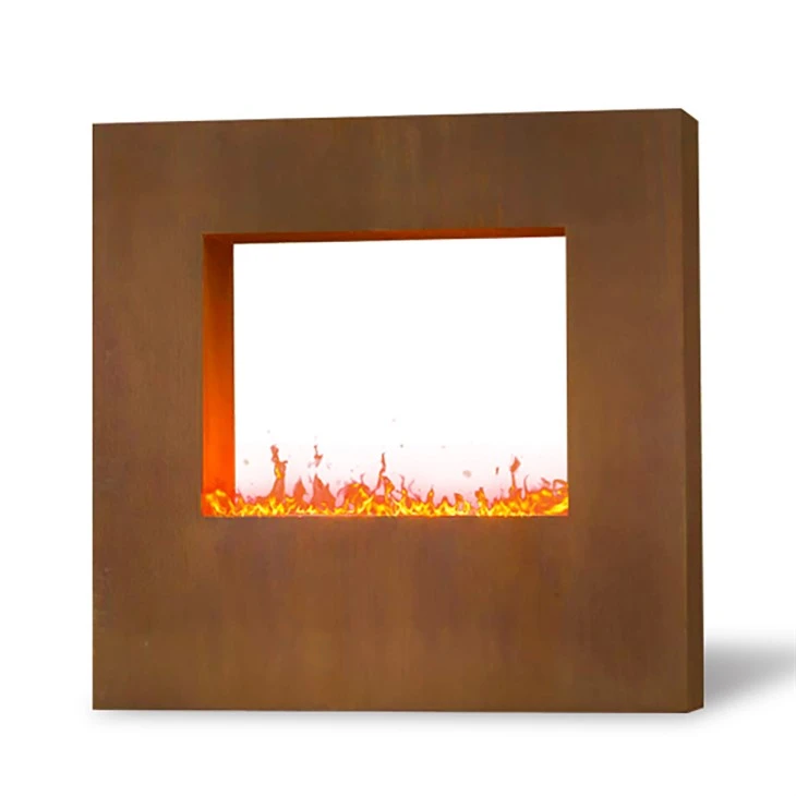 Modern Gas utomhus Corten öppen spis
