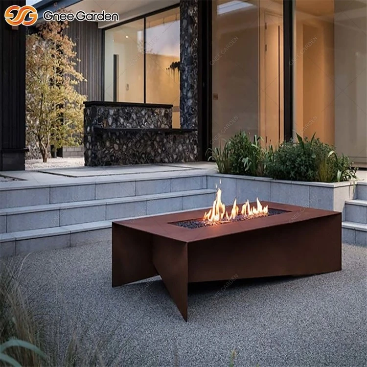 Modern Corten Steel Patio Fire Pit Modern Corten Steel Patio Fire Pit
